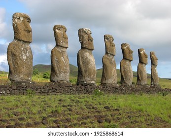 Moai Statues On Easter Island