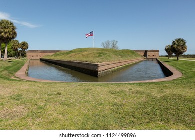 Moat Around Fort Pulaski National Monument