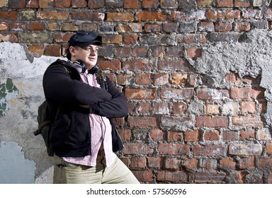 mob and brick wall