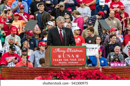 Mobile, Alabama - 12/17/2016: Evangelist Franklin Graham Speaking During US President-Elect Donald J. Trumps 