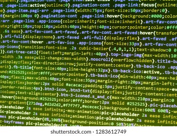 Digital Technology Background Programming Code Abstract Stock Photo ...