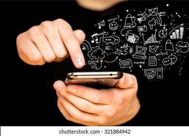 Mobile apps. - Shutterstock ID 321884942