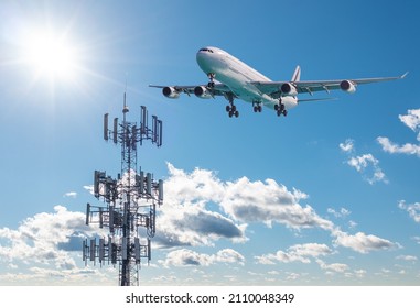 Mobile cell tower with 5G on C Band frequencies with aircraft landing. Dispute with airlines over interference between wireless and plane altimeter