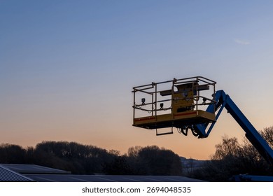 A Mobile Elevated Working Platform (MEWP) is well used on the railways. It provides easy and quick access to all kinds or areas and positions to engineers doing repairs and upgrades.