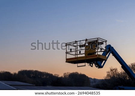 A Mobile Elevated Working Platform (MEWP) is well used on the railways. It provides easy and quick access to all kinds or areas and positions to engineers doing repairs and upgrades.