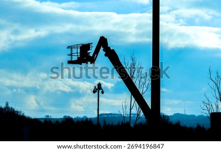 A Mobile Elevated Working Platform (MEWP) for working at height ready to be bought or rented.