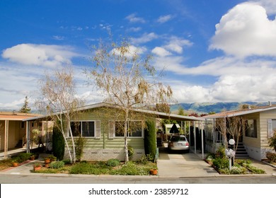 Mobile Home In A Senior Park In San Jose California