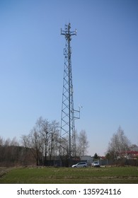 Mobile Network Tower. Global System For Mobile Communications.