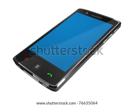 Mobile phone with clipping path