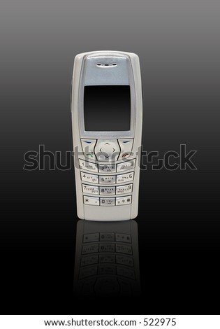 Mobile phone - dark background