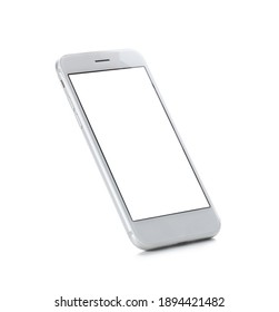 Mobile Phone On White Background