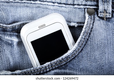 Mobile Phone Is In The Pocket