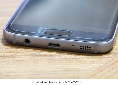 Mobile Phone With Protective Glass