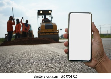 Mobile Phones And Road Maintenance Work