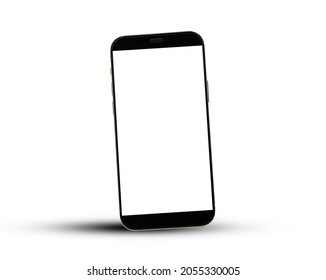 Mobile Smart Phone On White Background Technology