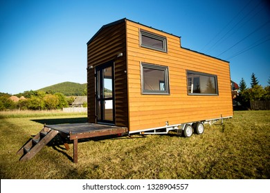 Mobile tiny house. Great for outdoor experiences and wildlife. Lots of mobility and pure adventure. No need for special authorizations, only a decent car to pull this tiny house and off you go.