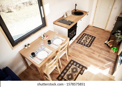 Mobile Tiny House, Great For Outdoor Experiences And Holidays.