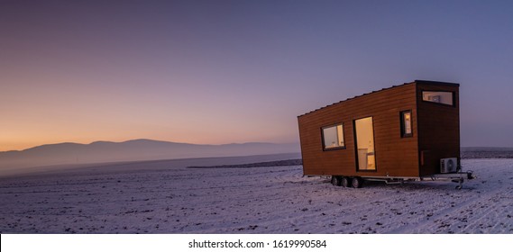 Mobile tiny house. Great for outdoor experiences and wildlife. Lots of mobility and pure adventure.