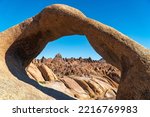 Mobius Arch in Alabama Hills National Scenic Area, Lone Pine, California, USA
