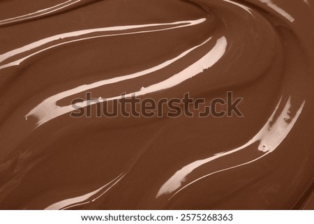 Mocha mousse as background, top view. Color of 2025 year