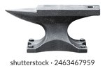 Mock up blacksmith anvil isolated on white background with clipping path