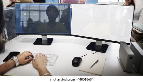 Mock up Copyspace Computer Notebook Laptop Concept