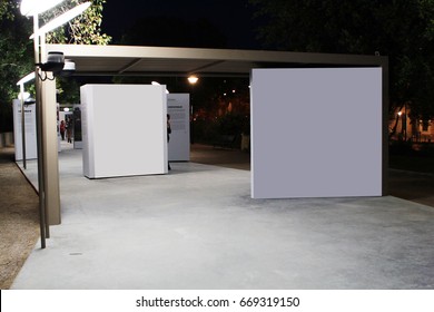 Mock Up Exhibition Stands Outdoor