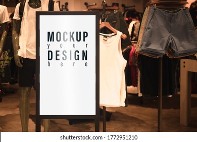 Clothing Store Mockup Images Stock Photos Vectors Shutterstock