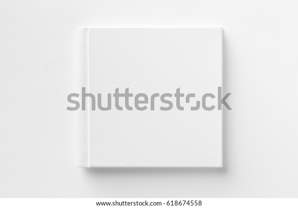 Download Mockup Closed Blank Square Book White Stock Photo (Edit ...