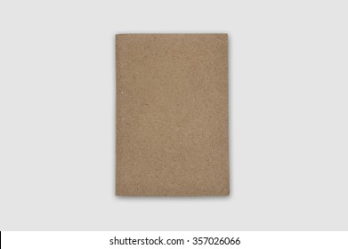 Mockup Copybook, Notebook. Kraft Paper