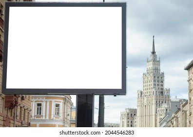 Mockup Moscow Advertising Billboard For Your Design