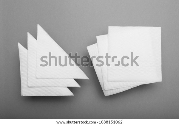 Download Mockup Paper Napkin Bar Restaurant Top Stock Photo (Edit ...