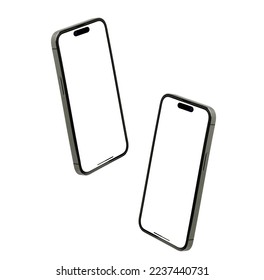 Mockup smart phone 14 generation vector and screen Transparent and Clipping Path isolated for Infographic Business web site design app but in 2022 - Powered by Shutterstock