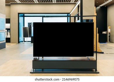 Mockup Visual For Advertising Billboard Display. Blank Billboards Advertising Space For Mock Up Purpose, Ad Placement. Large Blank Frame Billboards Mockup For Indoor Advertising. Mockup Visual For Adv