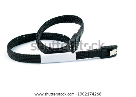 Modding. Black cable SATA for gaming computers