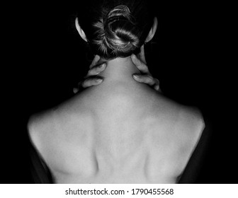 Model with a beautiful back