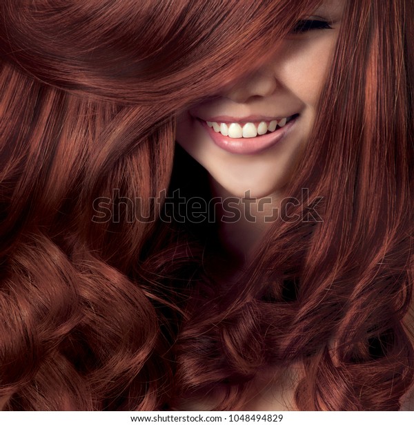 Model Color Hair Fashion Nice Smile Stock Photo Edit Now 1048494829
