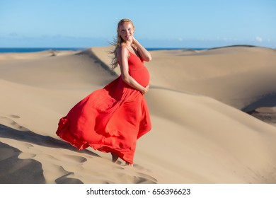 model in desert