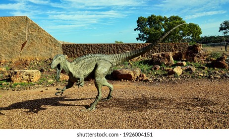 A Model Dinosaurs In Central Queensland