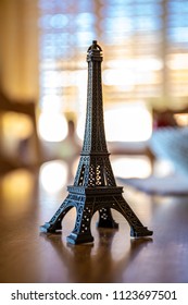 model of Eiffel Tower toy isolated
