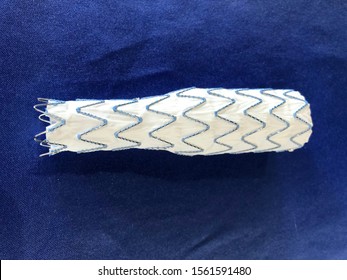 Model Of Endovascular Stent Grafts Or Aortic Stent Grafts.