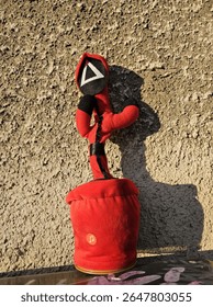 Model of a figurine from the famous TV series Squid Game