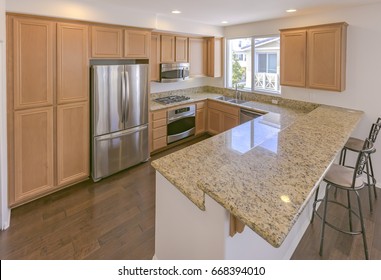 Model Home Kitchen In Southern California Ready For A Real Estate Shoot