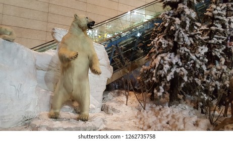 Model Of Polar Bear Standing Tall