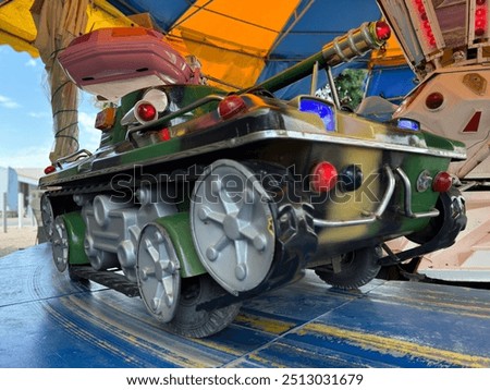 Model of ride of 1900 carousel