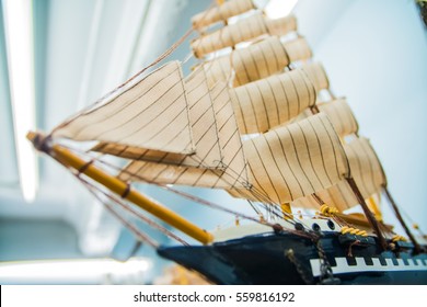 model sailing ship