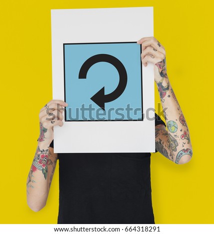 Model Show Reload Undo Refresh Again Arrow Sign