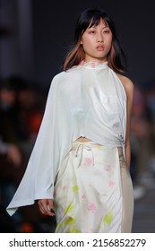 A Model Walks The Runway During The ALIX HIGGINS Show During The Afterpay Australian Fashion Week 2022 At Carriageworks On May 13, 2022 In Sydney, Australia