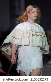 A Model Walks The Runway During The ALIX HIGGINS Show During The Afterpay Australian Fashion Week 2022 At Carriageworks On May 13, 2022 In Sydney, Australia