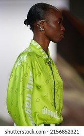 A Model Walks The Runway During The ALIX HIGGINS Show During The Afterpay Australian Fashion Week 2022 At Carriageworks On May 13, 2022 In Sydney, Australia